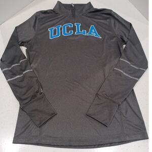 JANSPORT UCLA quarter-zip Sweater shirt Gray Size Large Unisex